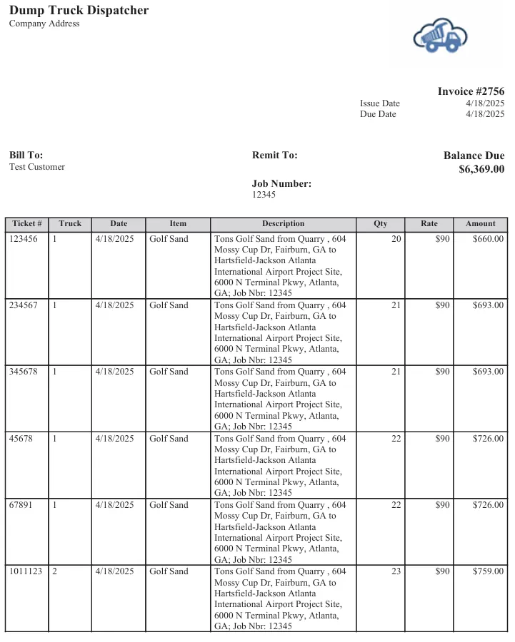 Invoice template 3