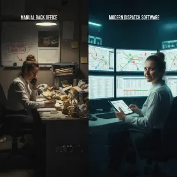 manual back office vs modern dispatch software