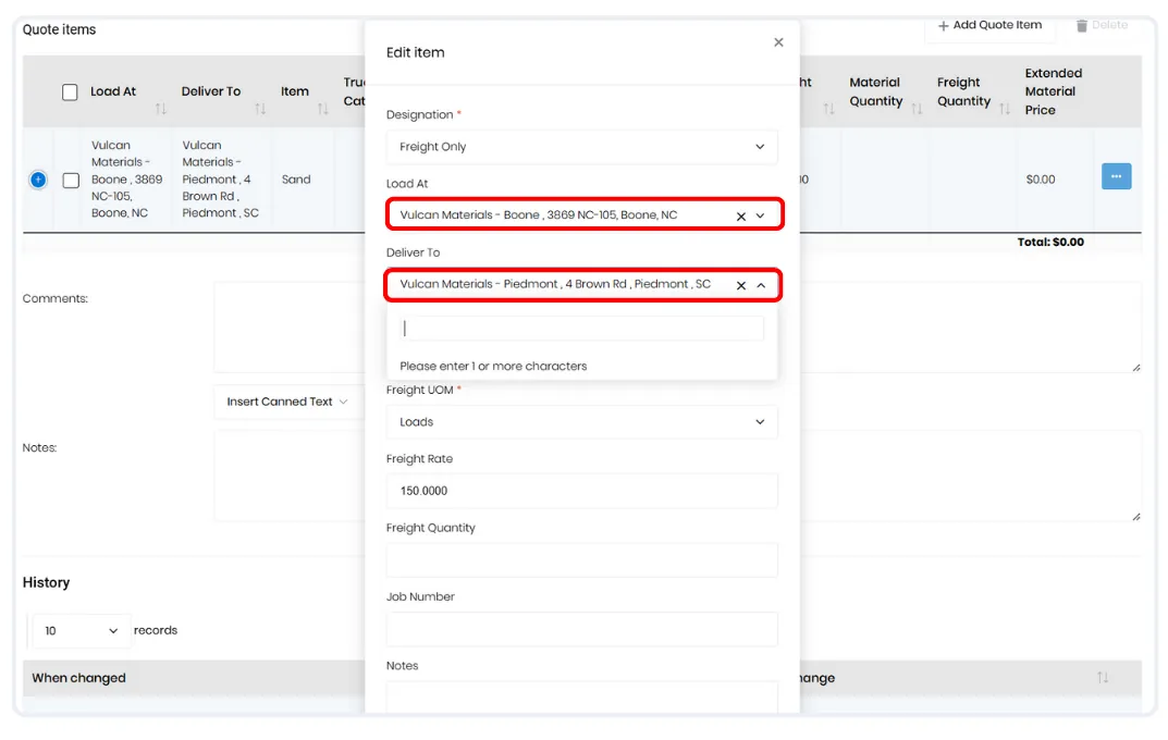 Quote Delivery Tracking